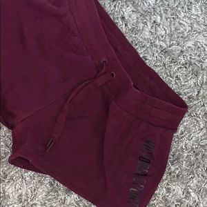 victoria’s secret maroon shorts